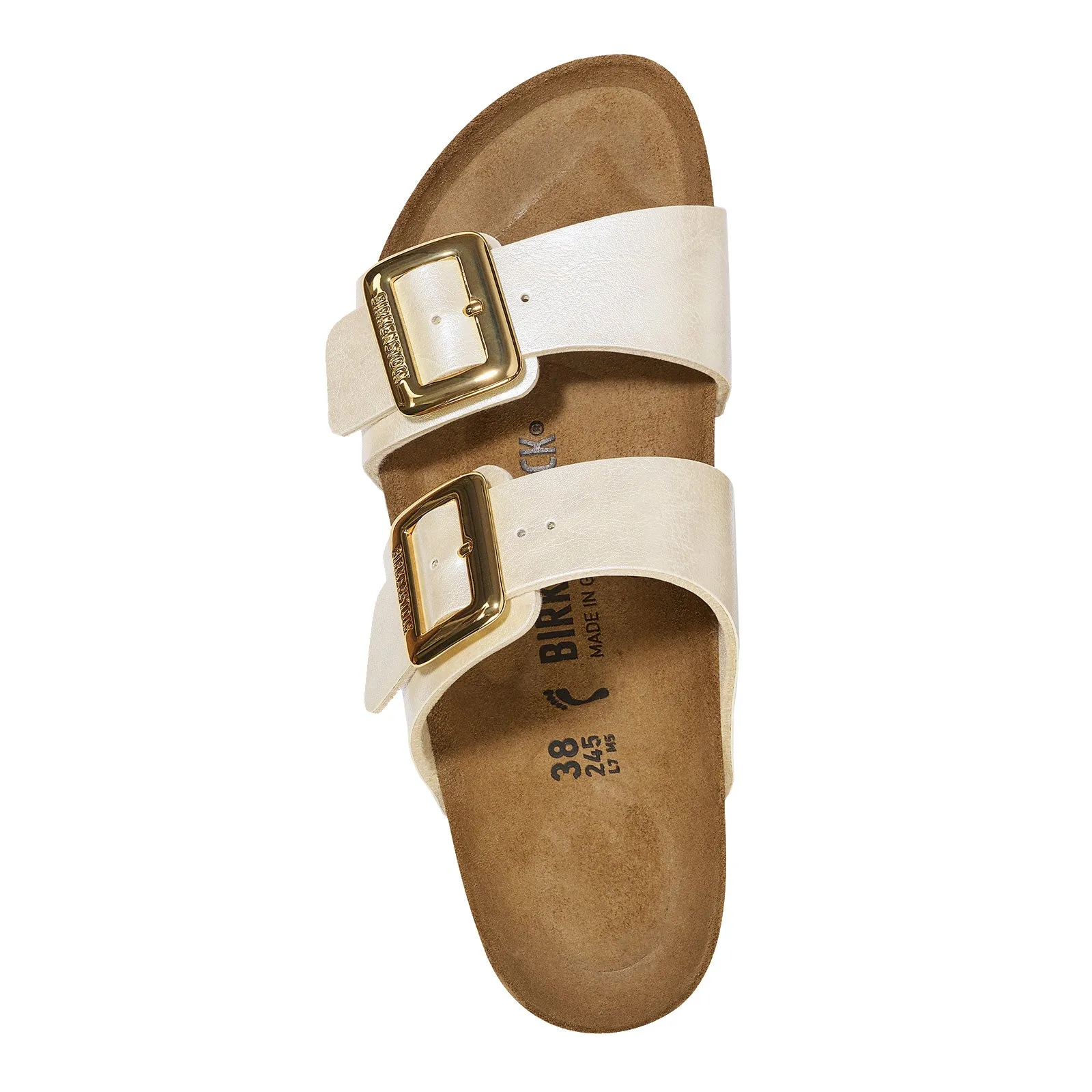 Women's Birkenstock, Sydney Luxe Buckle Sandal - Narrow Fit Wide Strap tassel