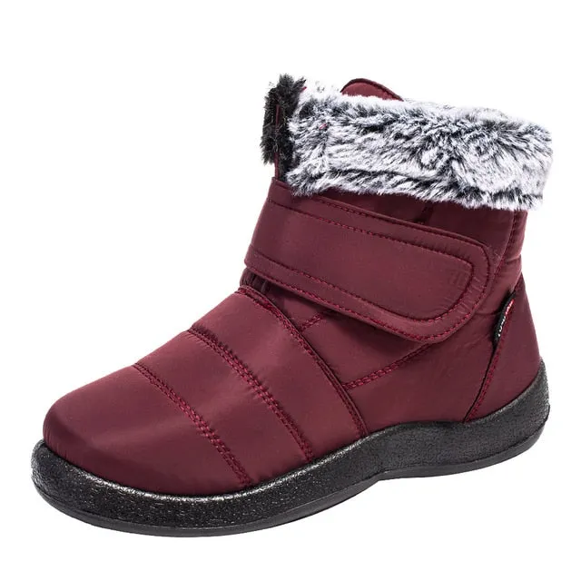 Leisure Ii Snow Boots OCW Women Winter Boots Orthopedic Warm Fur Snow Ankle Waterproof Non Slip Boots
