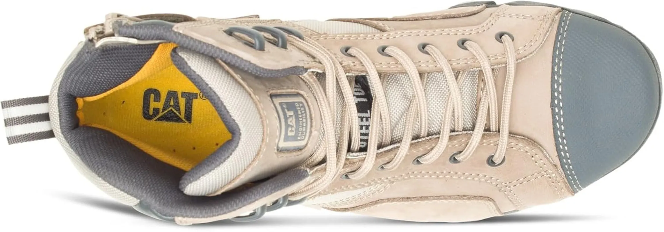 Caterpillar Men's Argon ST AUS Hi Side Zip Steel Toe Work Boot House Shoe Boots