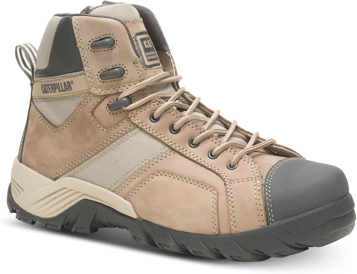 Caterpillar Men's Argon ST AUS Hi Side Zip Steel Toe Work Boot Fire Fighter Boots