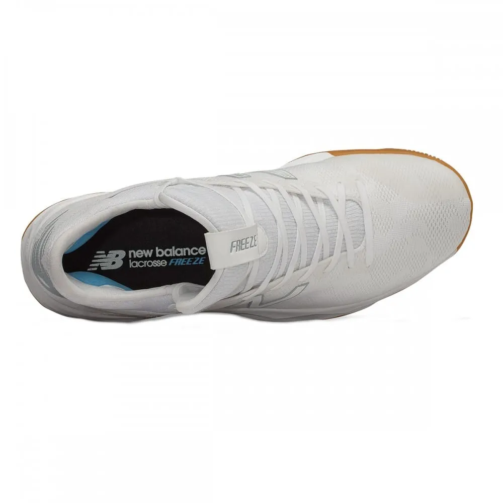 New Balance Supination Shoes New Balance Freeze LX 2.0 Box Indoor White Lacrosse Shoes
