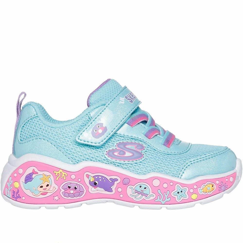 Comfortable Heel Skechers Play SceneFun Squad Trainers
