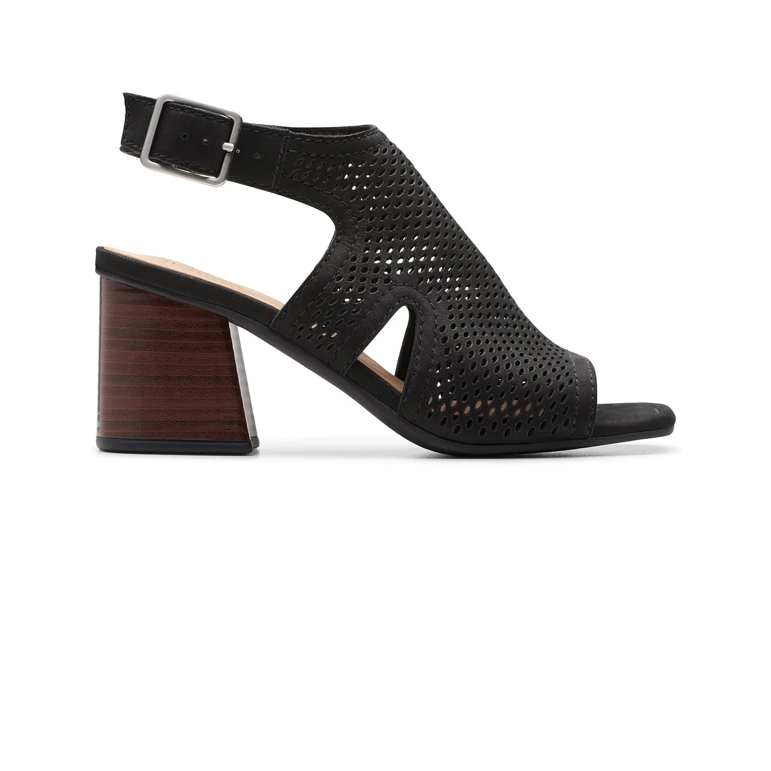 Clarks - Siara65 Flow Black Nubuck Fresh Design