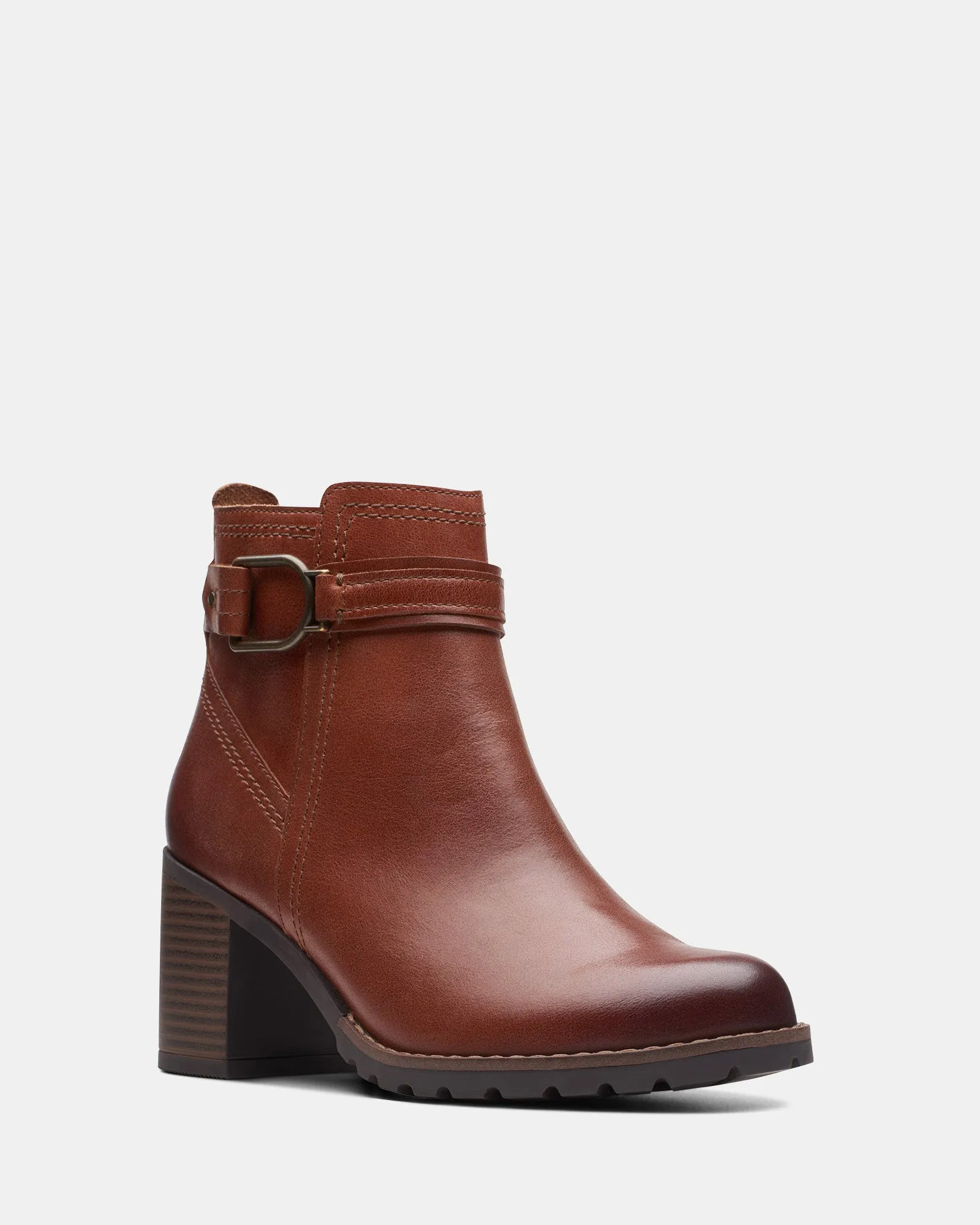 City Jog Leda Strap Mahogany Leather