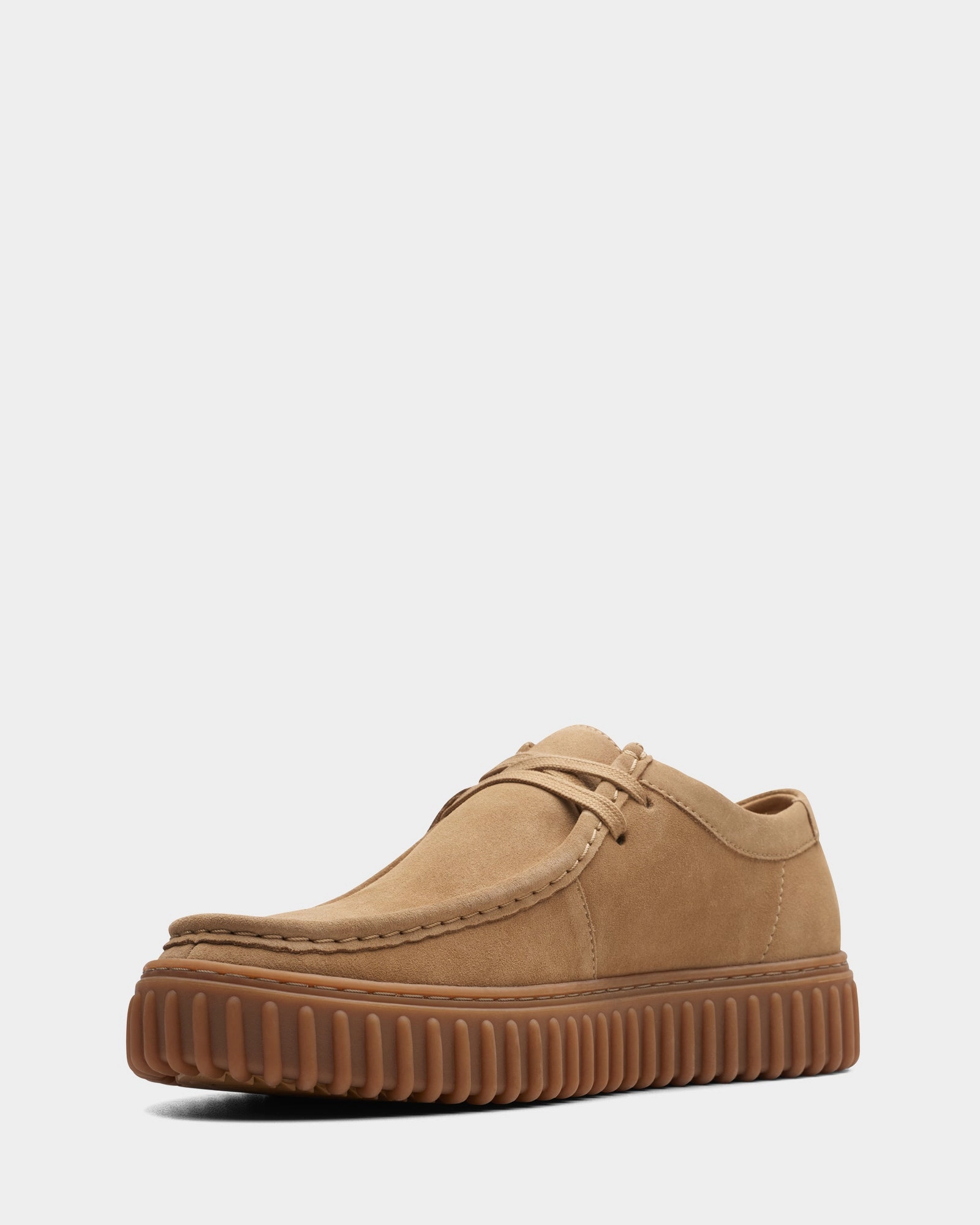 Torhill Lo Dark Sand Suede Sport Move Breathable   mesh