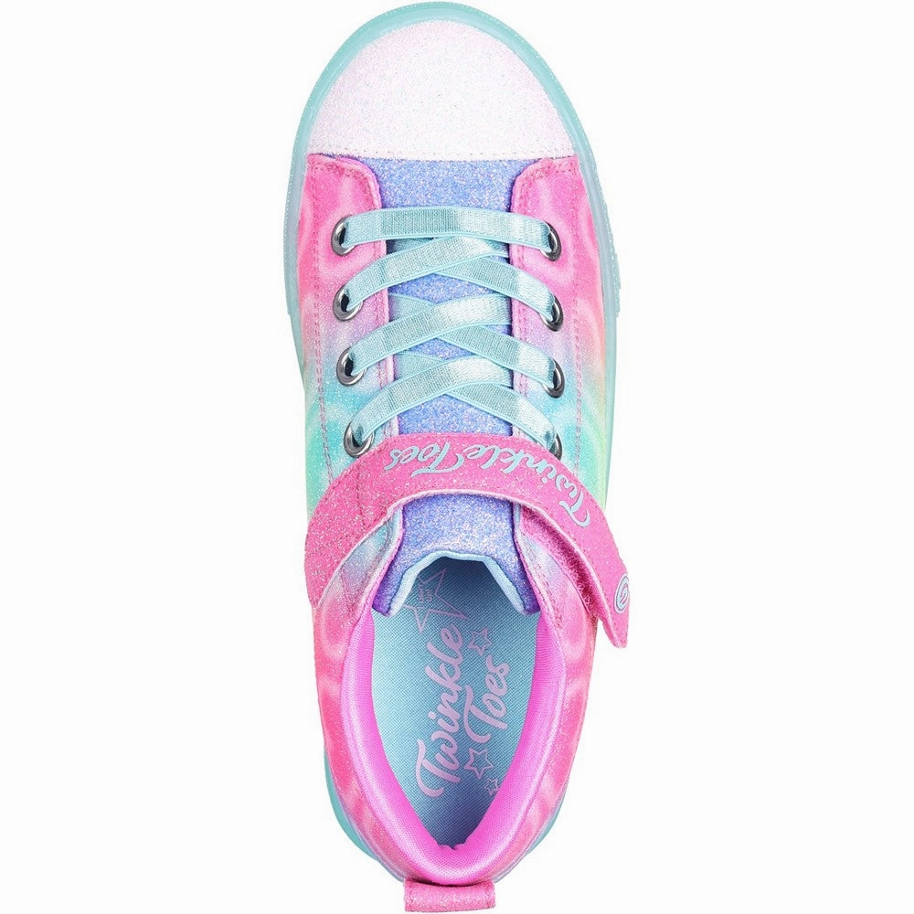 Heat Step Skechers Twinkle Sparks Ice - Dreamsicle Shoe