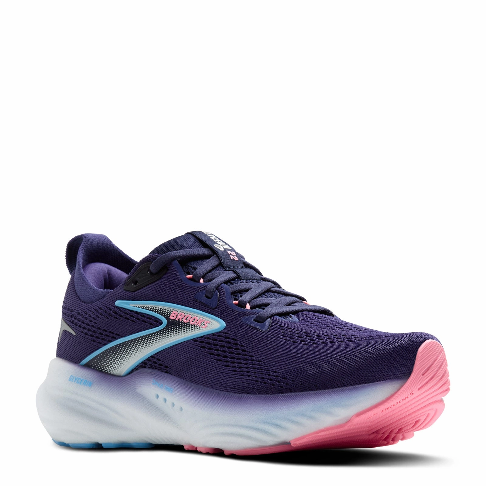 moderate Women's Brooks, Glycerin 22 Running Shoe - Wide Width