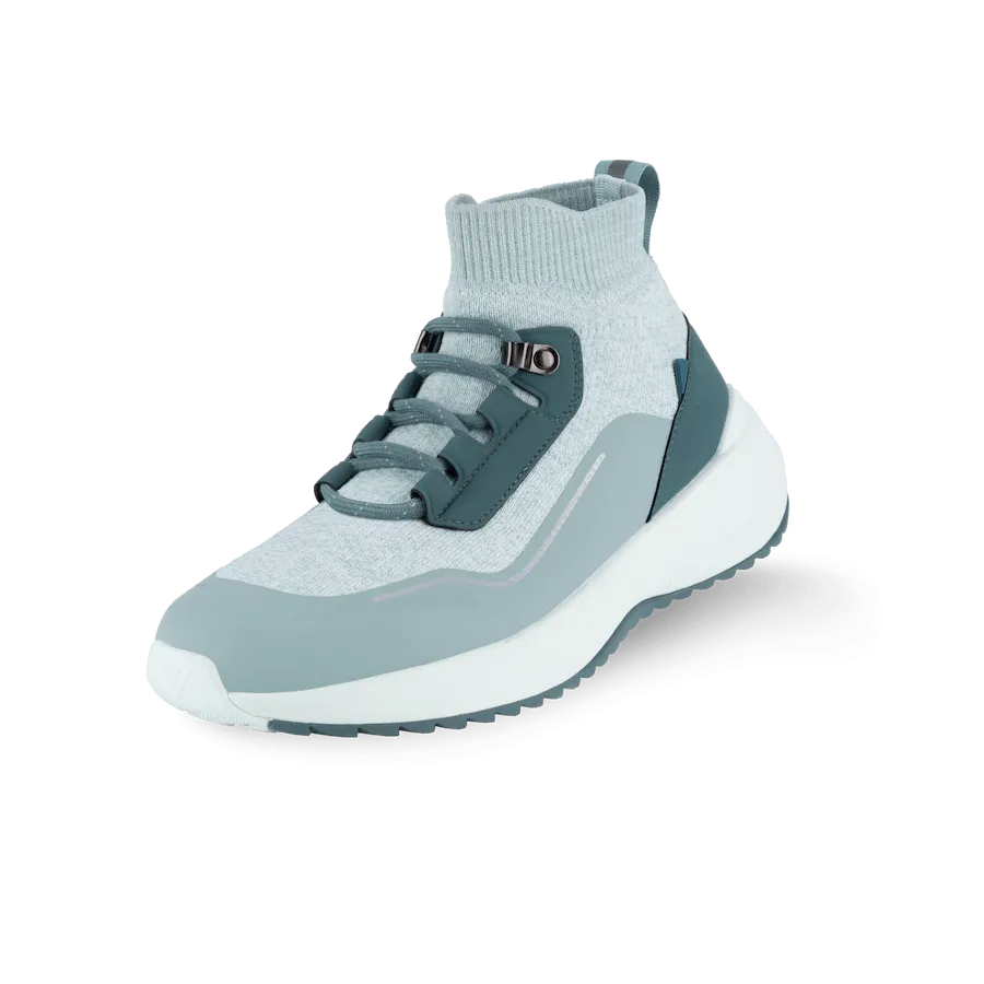 Women's Stormburst High Top - Light Dew/Stream Rain Boots With Polka Dots