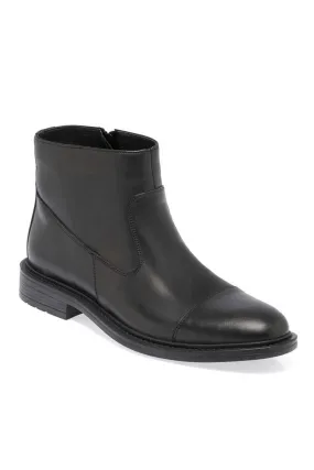 Mens Dress Boots Tergan Men's Black Classic Boots