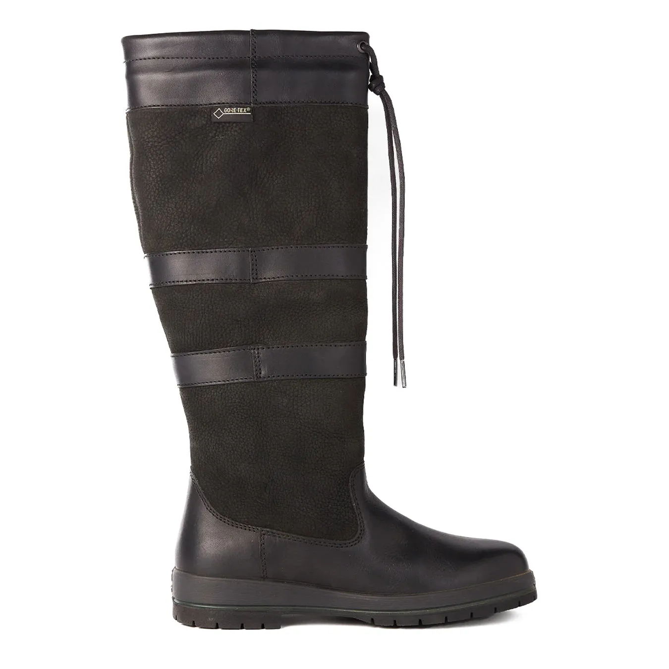 Dubarry Womens Galway Gortex Leather Boot Black Breathable