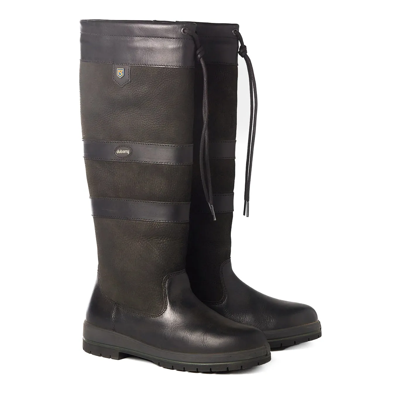 Dubarry Womens Galway Gortex Leather Boot Black Comfortable fit Sleek Outline