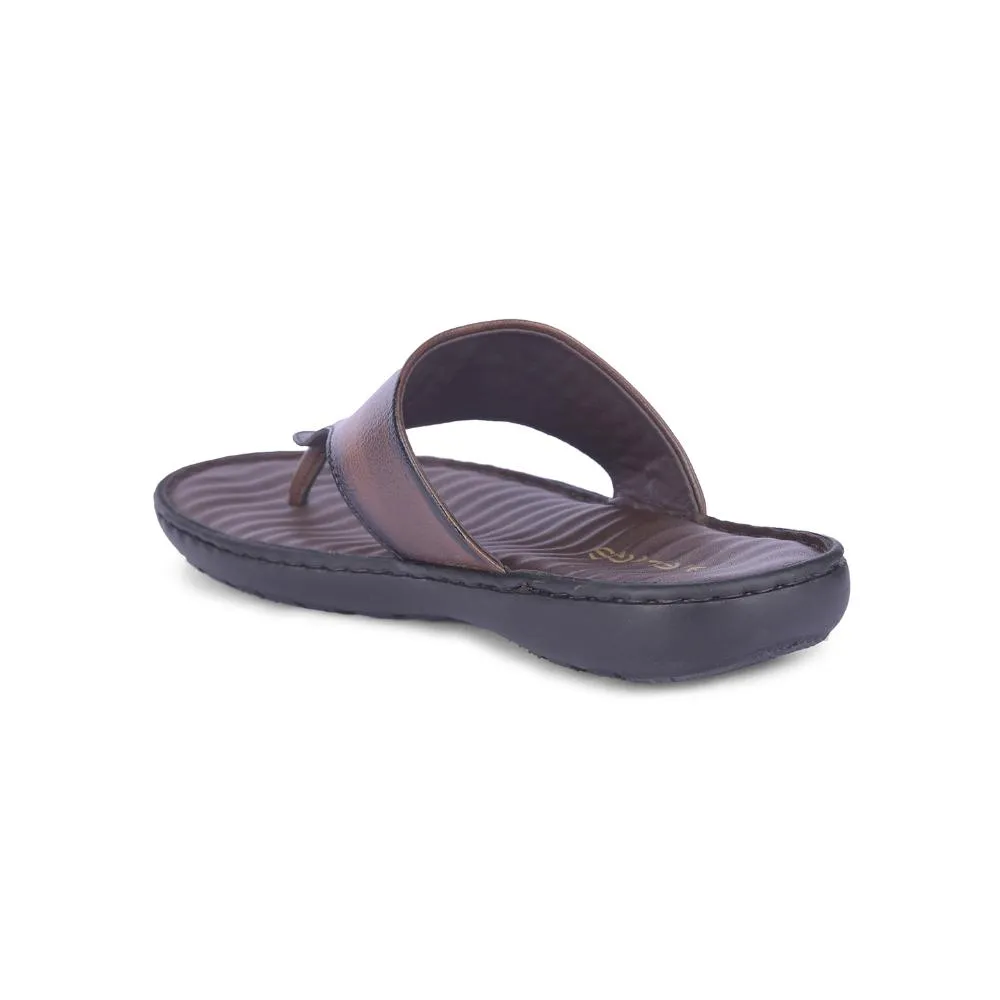 Healers Casual Brown Slipper For Men MSL-4 By Liberty Slippers Cheap