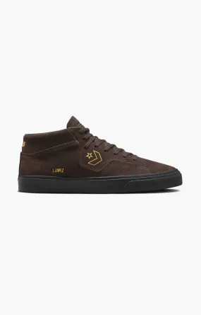 Asics Gel Peake Cricket Shoes India Converse Louie Lopez Pro Suede Mid Mens Shoe, Velvet Brown/Black