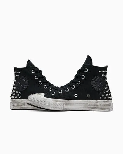 Converse - Women's Chuck 70 Studded Black/White/Black A07207C Asics Barefoot Shoes