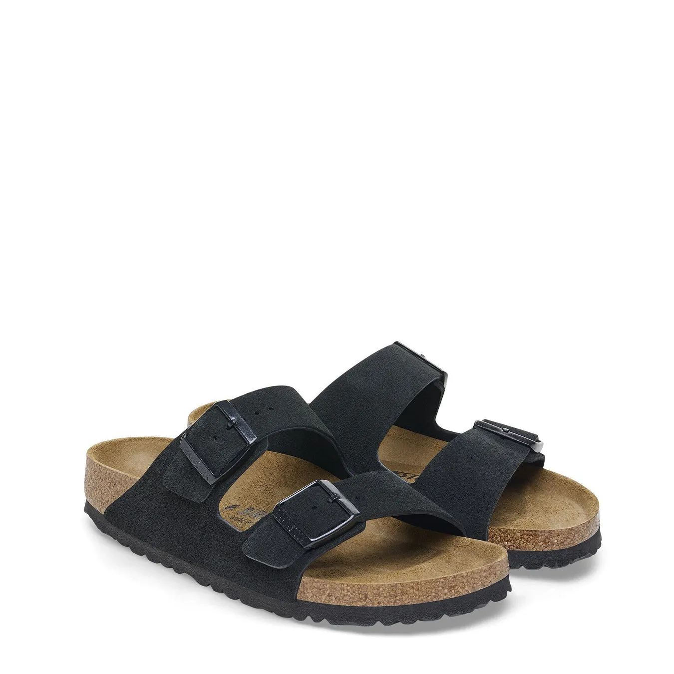 Birkenstock Womens Arizona Narrow Sandal Black Foot Friendly