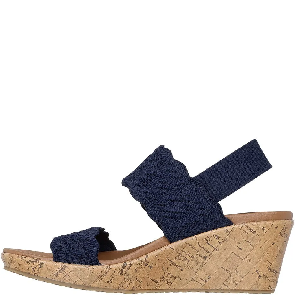 Skechers Beverlee Timeless Touch Sandal All-day Comfort Beach Sandals