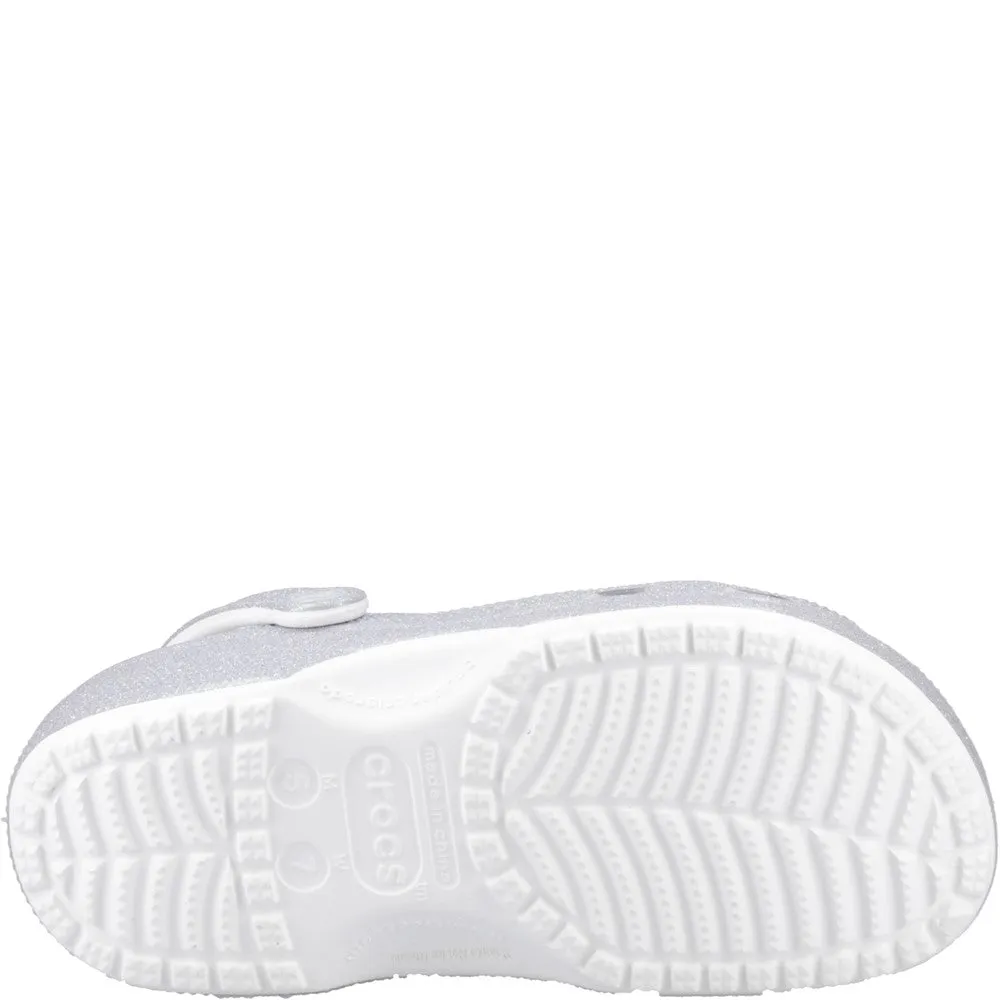 Free Step City Ready Crocs Unisex Classic Glitter Clog