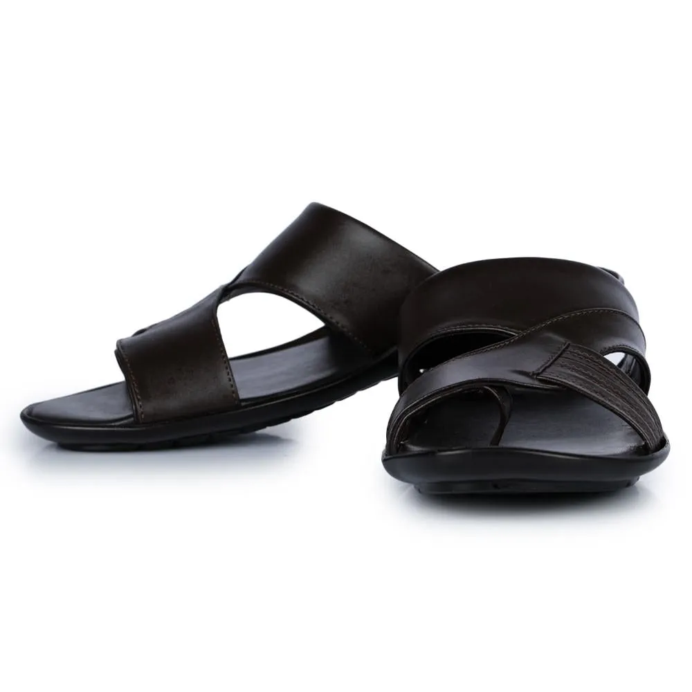 Cupid Slide Coolers Brown Casual Slipper For Men COOL99-81 By Liberty