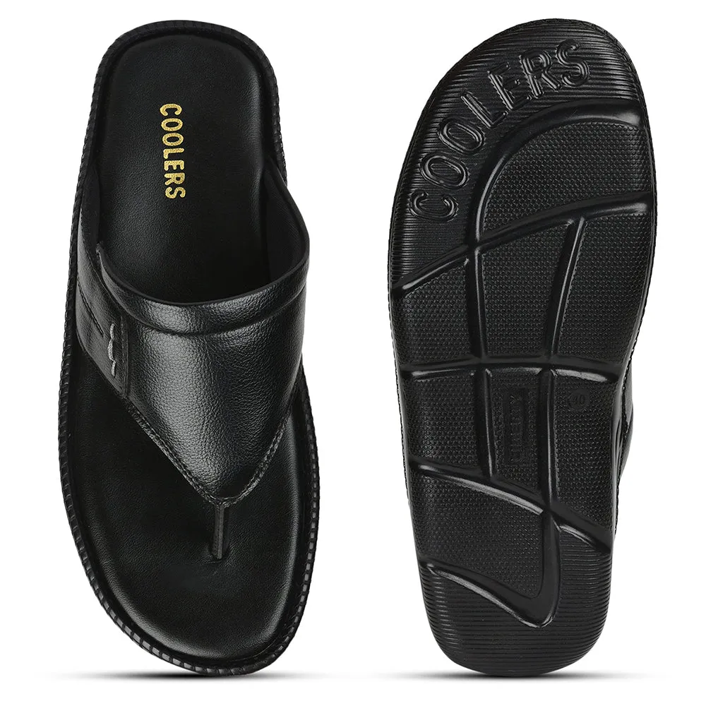 Coolers By Liberty Men VCL-26 Black Casual Slipper Bride Wedding Slippers