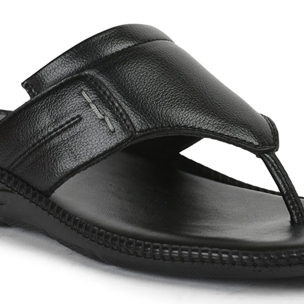 Coolers By Liberty Men VCL-26 Black Casual Slipper Clog Slides