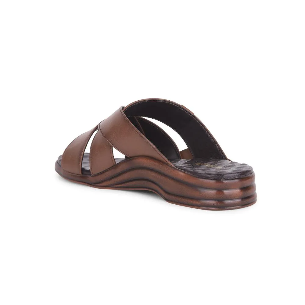 Blueberry Slides Coolers By Liberty Mens 7123-901 Tan Casual Slippers