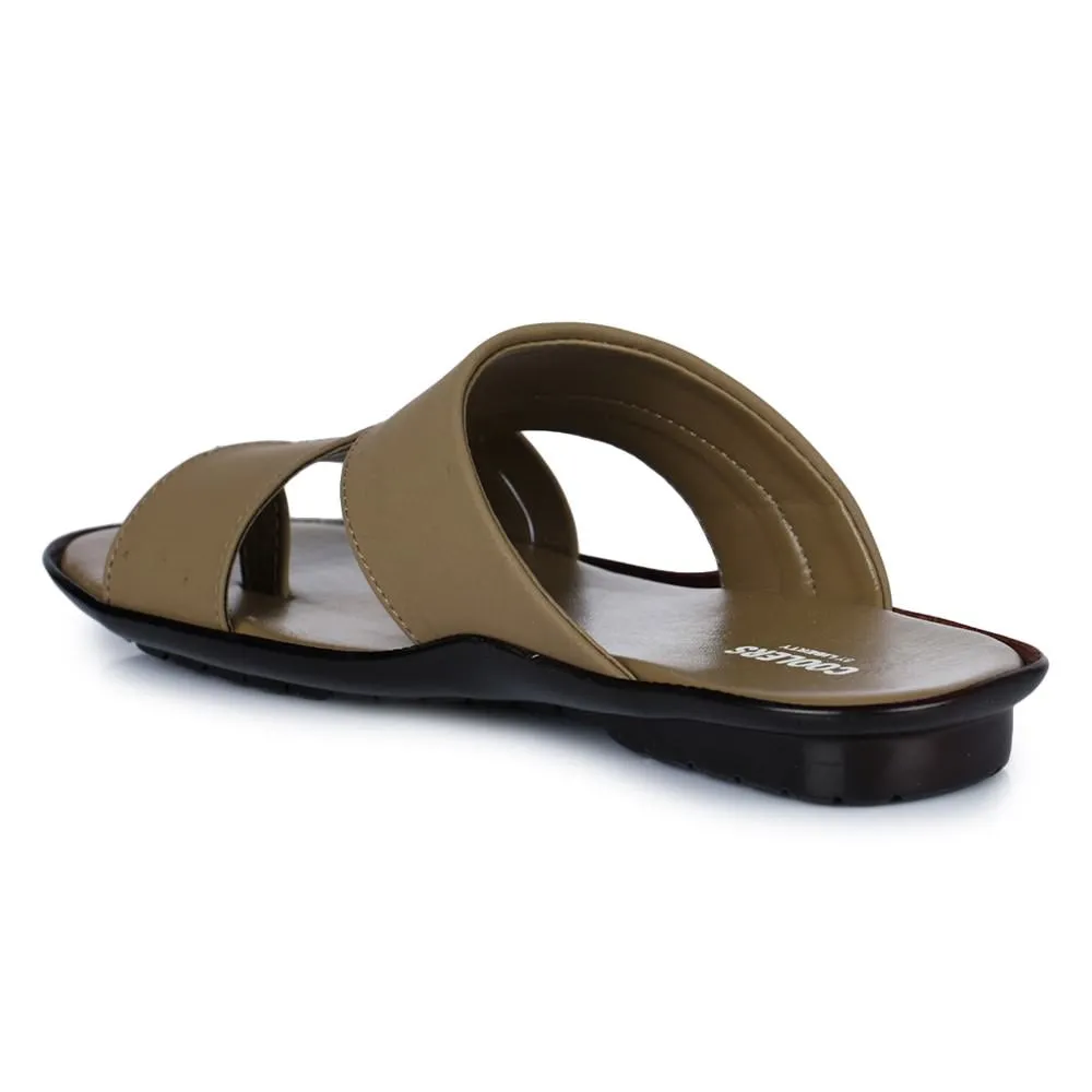 Coolers Camel Casual Slipper For Men COOL99-81 By Liberty Slide In Flats