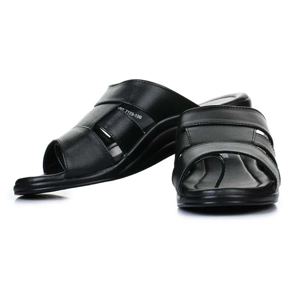 Cookie Slides Coolers Casual (Black) Slippers For Men 7123-120 By Liberty