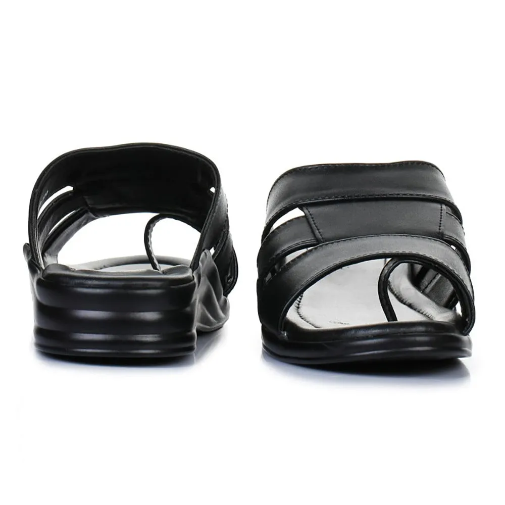 Coolers Casual (Black) Slippers For Men 7123-120 By Liberty Work Slippers