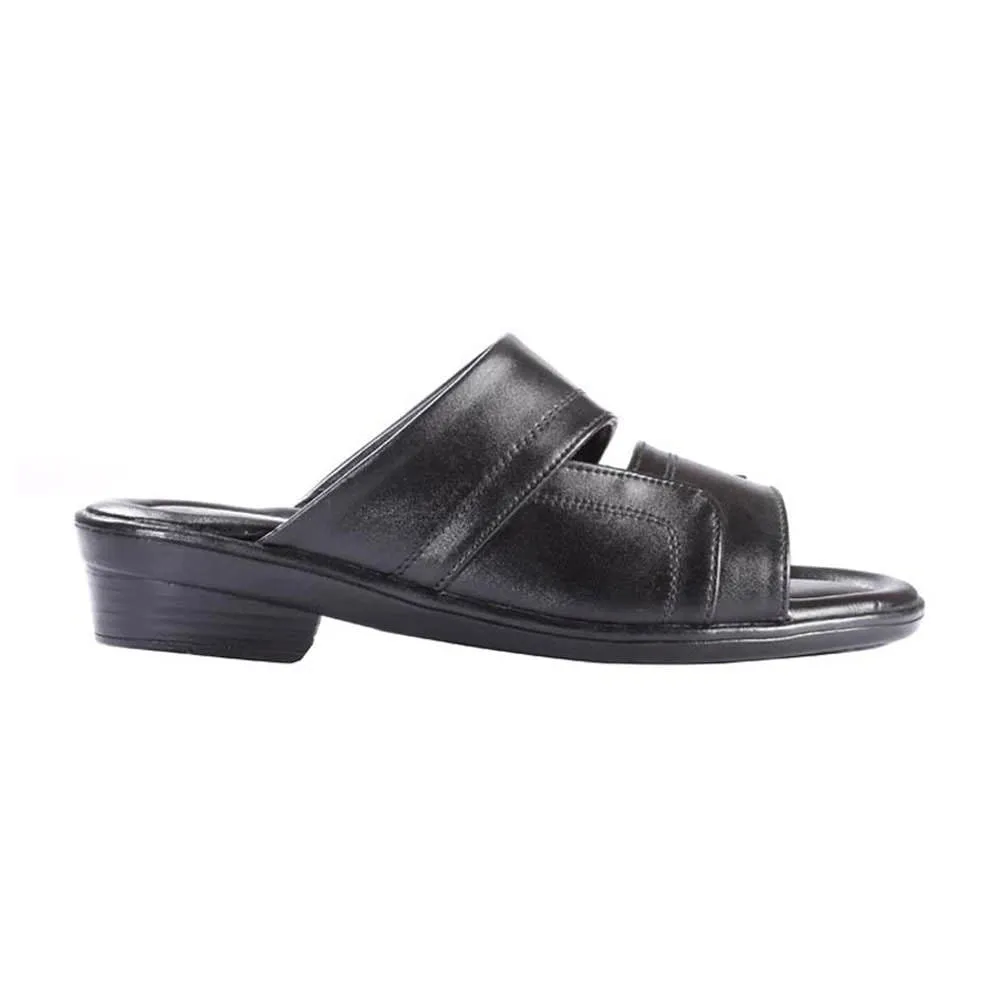 Coolers Casual (Black) Slippers For Men 7153-44 By Liberty Slippers Open Now