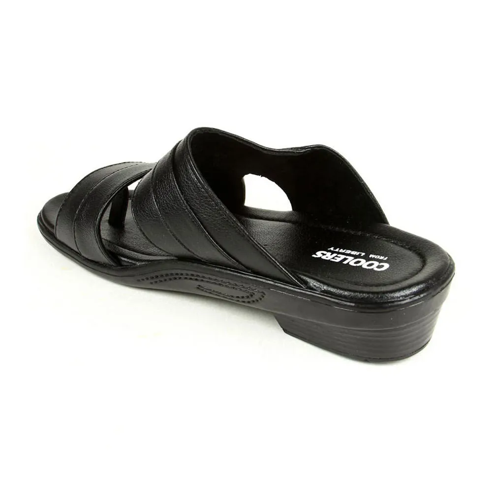 Lola Slippers Coolers Casual (Black) Slippers For Men 7153-601 By Liberty