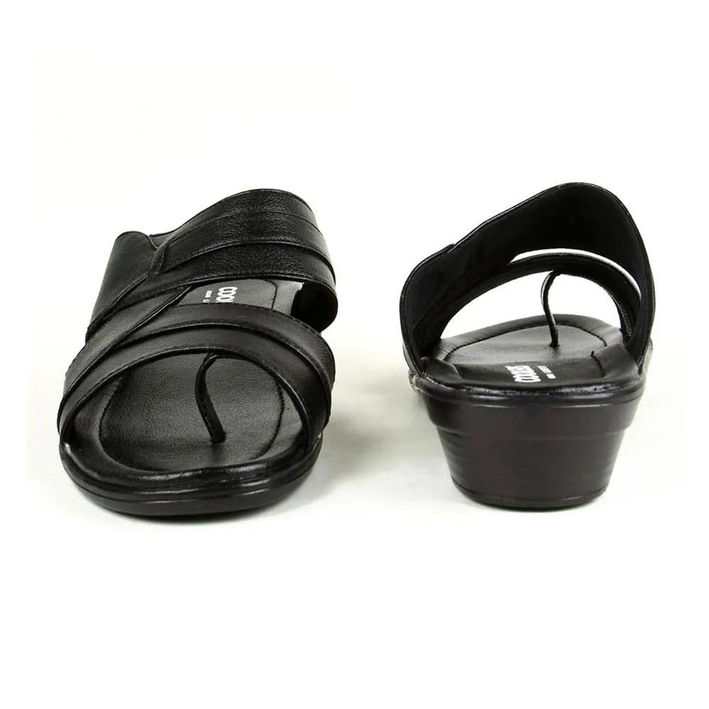 Simple Knitted Slippers Coolers Casual (Black) Slippers For Men 7153-601 By Liberty