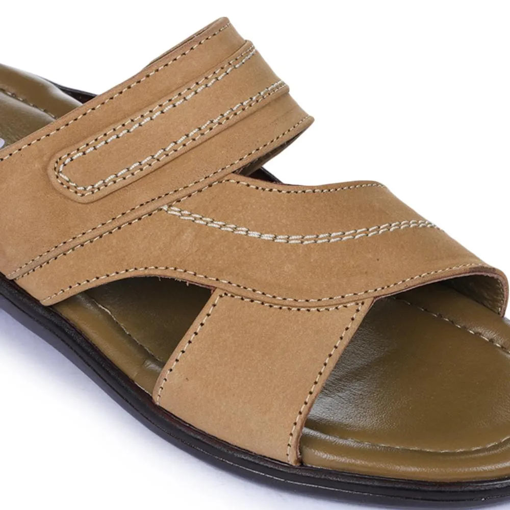 Fuzzy Bootie Slippers Coolers Casual (Brown) Slippers For Men 7153-37 By Liberty