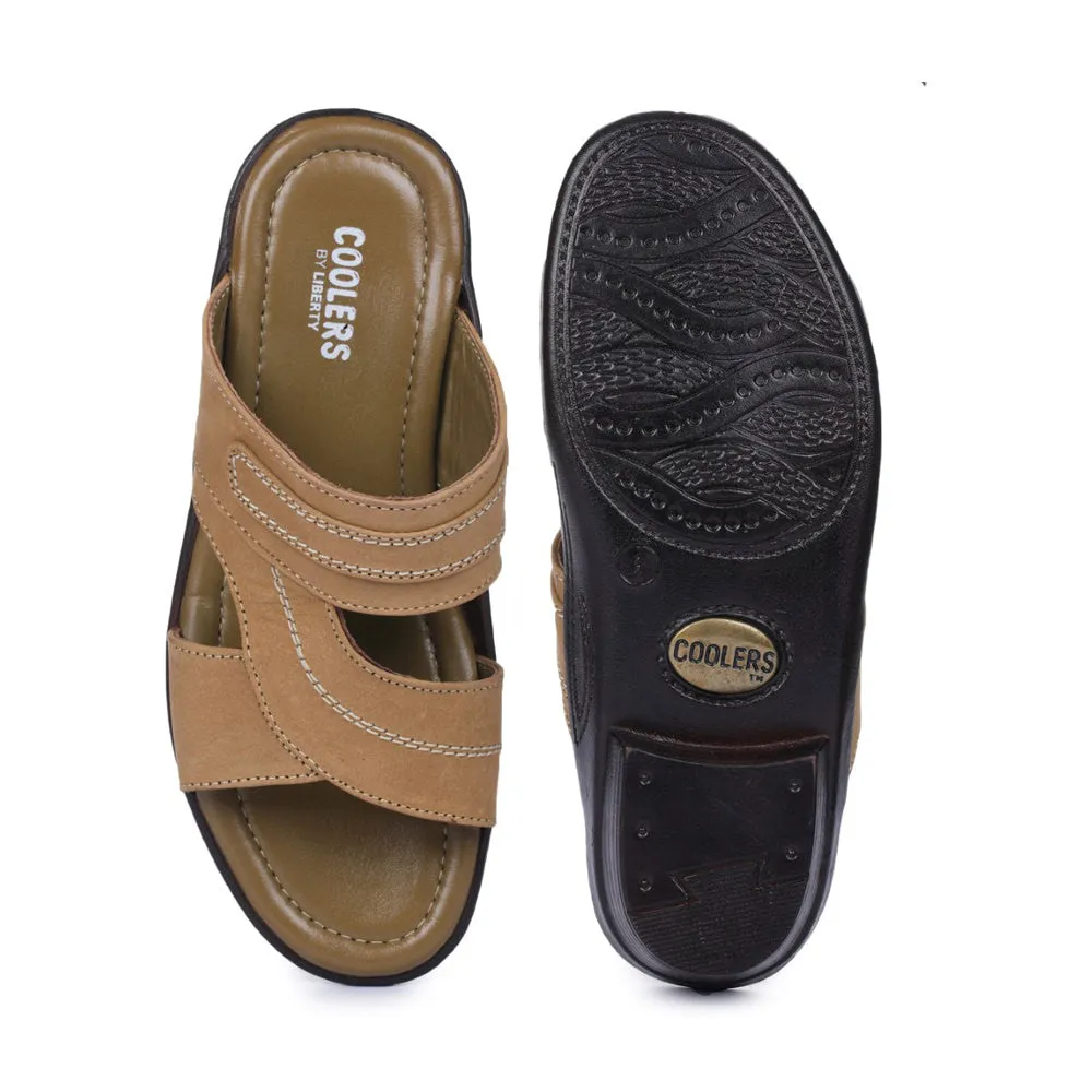Coolers Casual (Brown) Slippers For Men 7153-37 By Liberty Soft Sole Slippers For Ladies