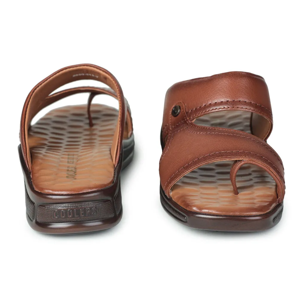 Good Quality Slippers Coolers Casual (Tan) Slipper For Men 2050-613 By Liberty