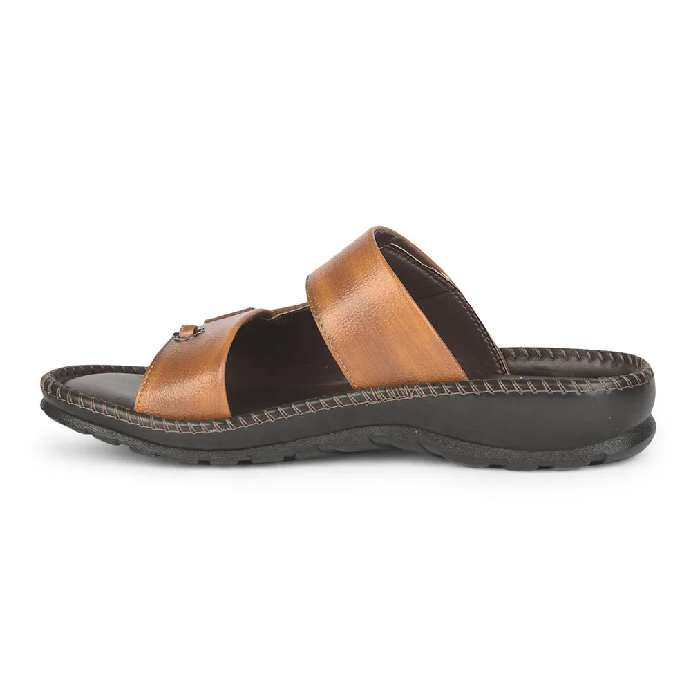 Coolers Casual (Tan) Slippers For Men AVN-21 By Liberty Slides Vs Sandals
