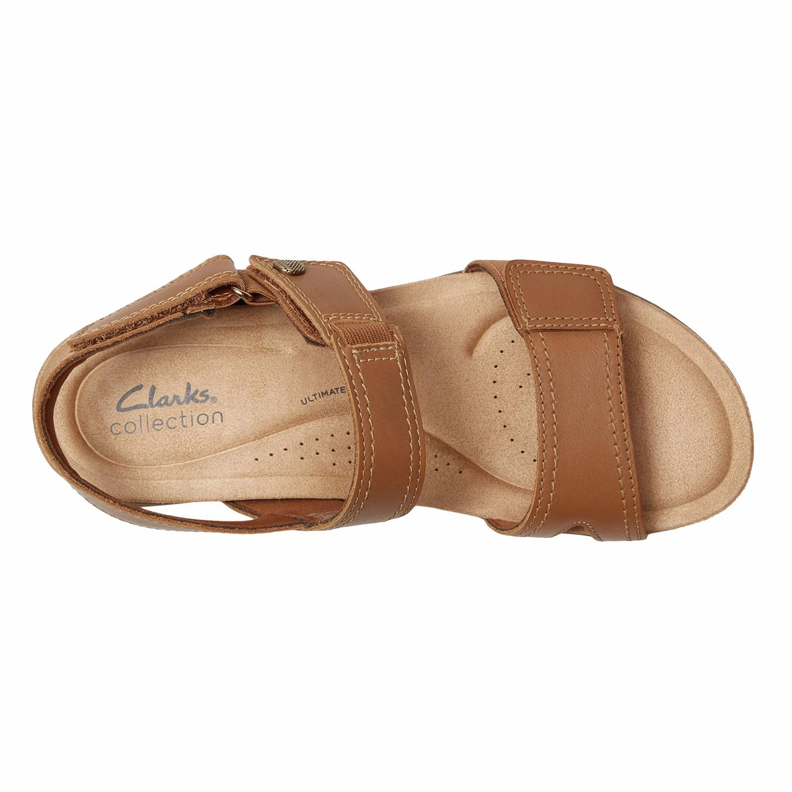 Women's Clarks, April Clover Sandal Show Time mesh ventilation