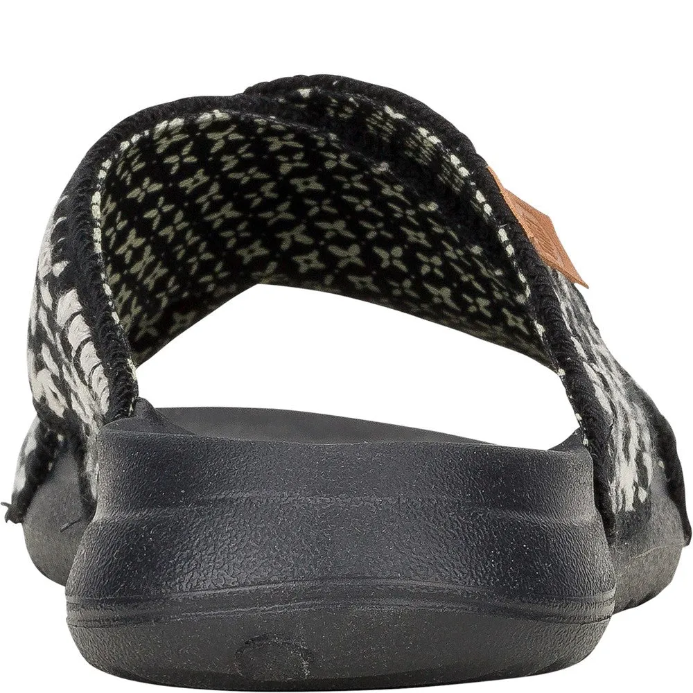 HEYDUDE Christi Slide Cottage Crochet Mule Urban Utility