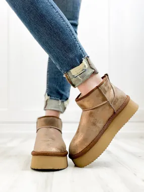 Corkys Room Service Booties in Washed Bronze Metallic Adidas Hockey Lux Hockey Shoes