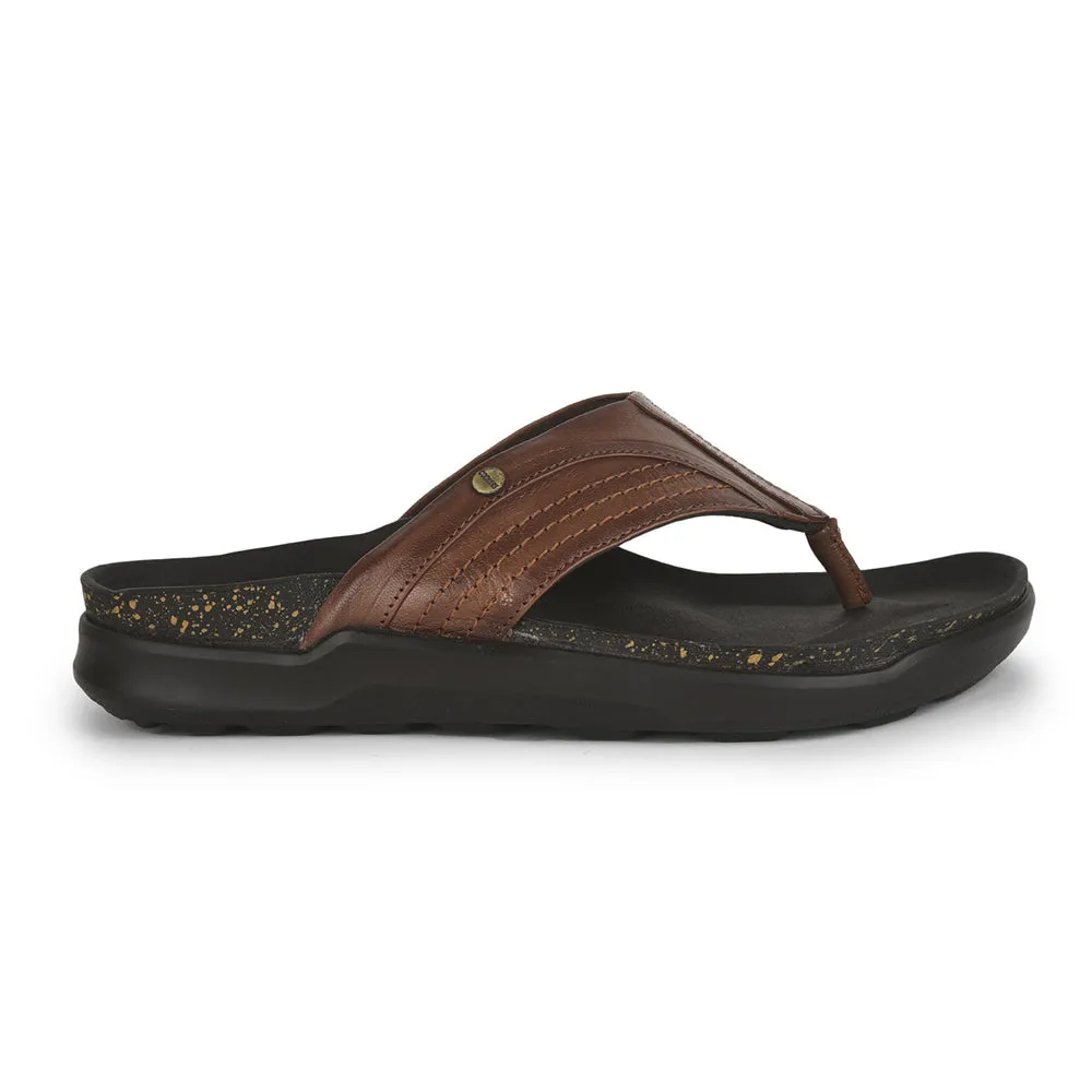 Ye Slippers Coolers Casual Slippers For Men (Tan) BIRK-01 By Liberty