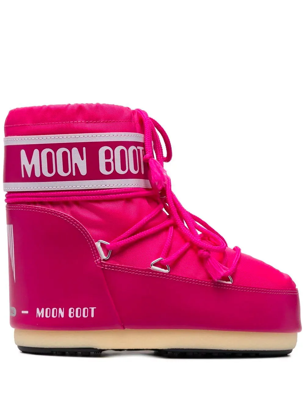 Extra Wide Width Snow Boots MOON BOOT Women's Icon Low Boots Pink