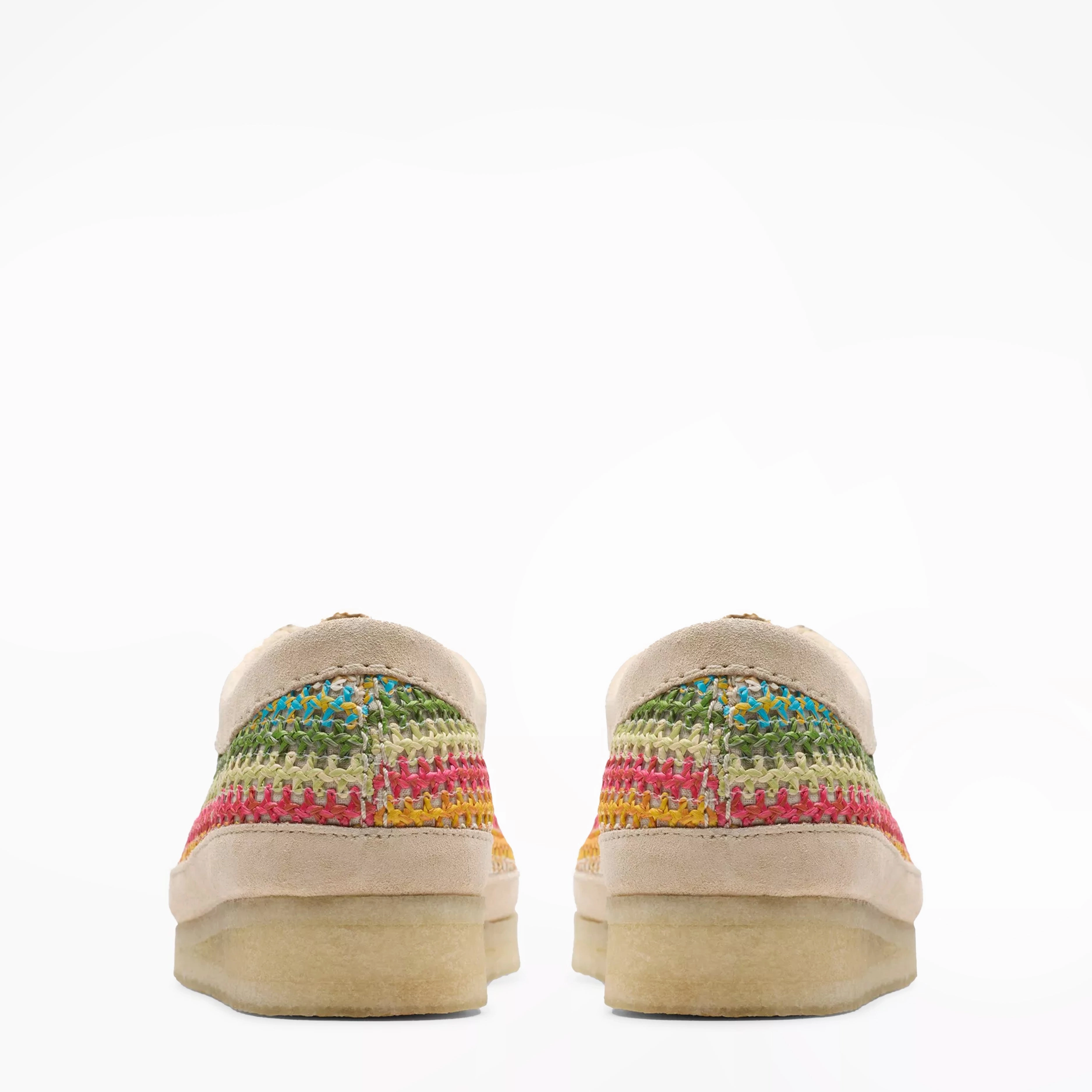 Clarks Originals Womens Wallabee Multi Raffia Retro Vibe Show Night