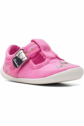 Clarks Roamer Sun Toddler hot pink College Walk Wild Glow