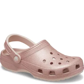 Crocs Unisex Classic Glitter Clog Foot Stability Resort Look