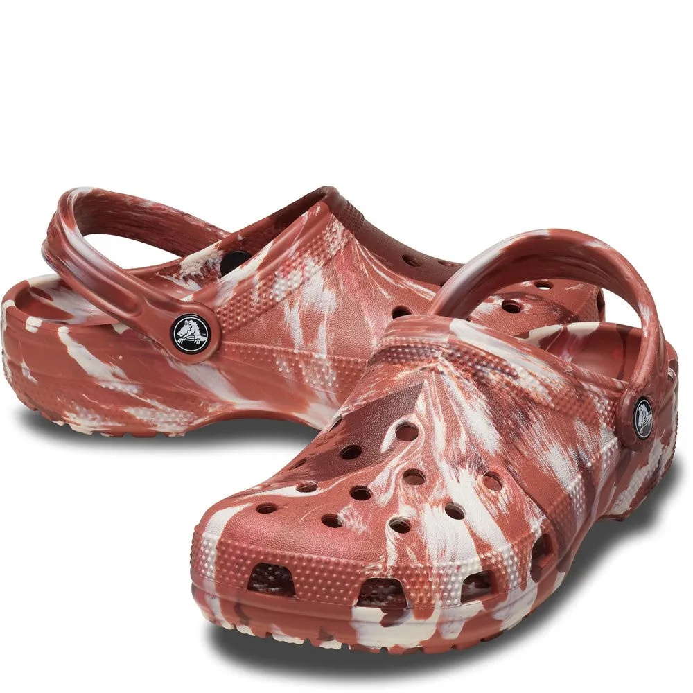 Crocs Unisex Marble Sandal Light cushion