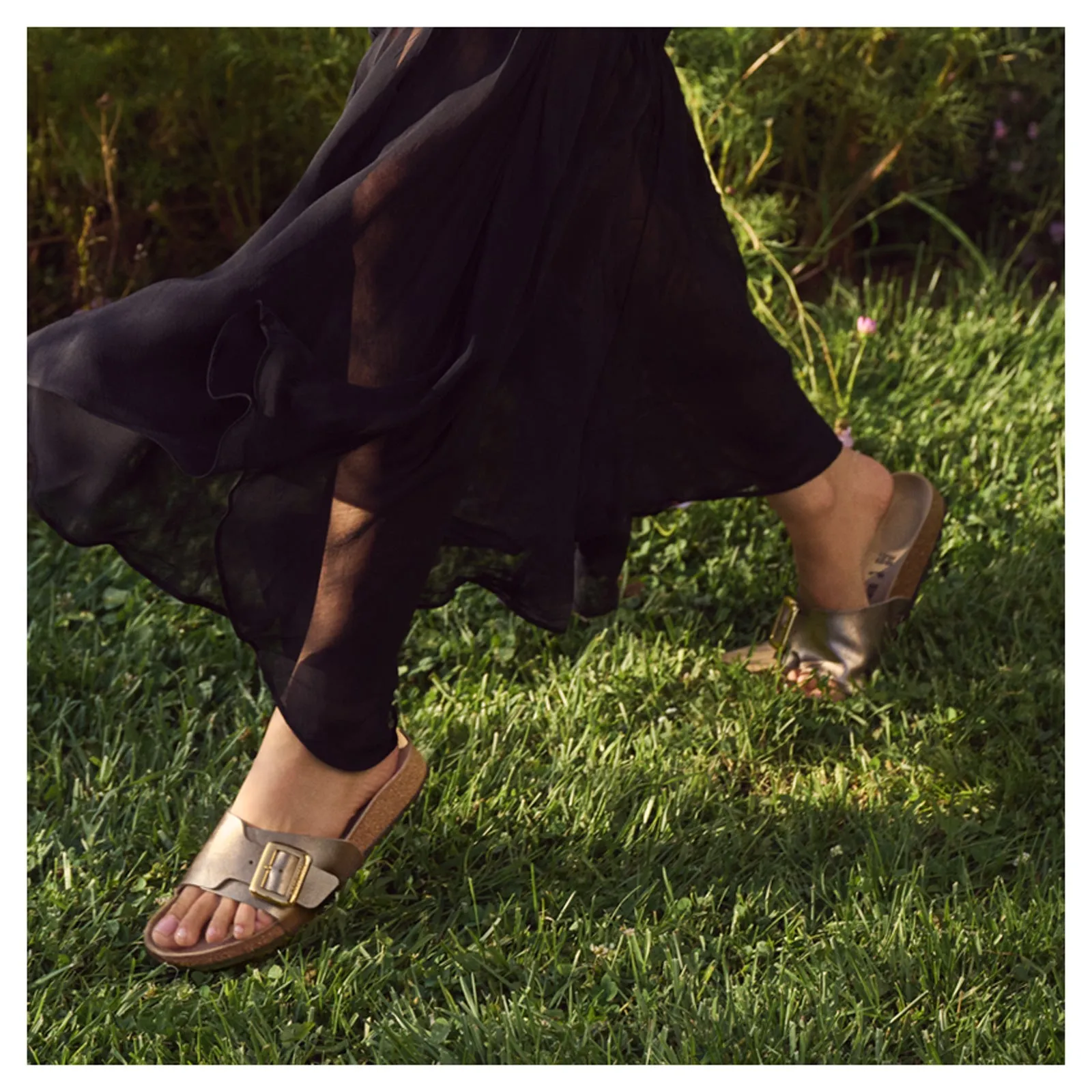 Women's Birkenstock, Catalina Luxe Buckle Sandal - Narrow Fit Breathable Footwear