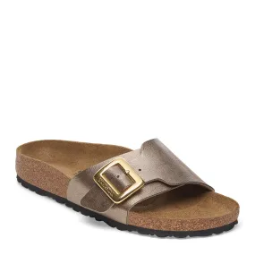 Women's Birkenstock, Catalina Luxe Buckle Sandal - Narrow Fit Bright Pop