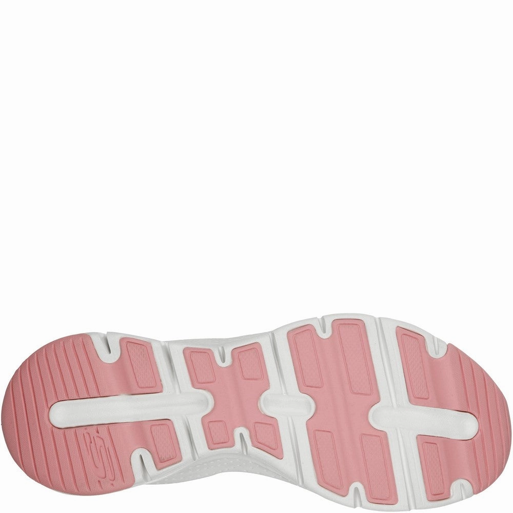 Skechers Arch Fit Sunny Outlook Sports Shoe Ocean Path Leather Upper