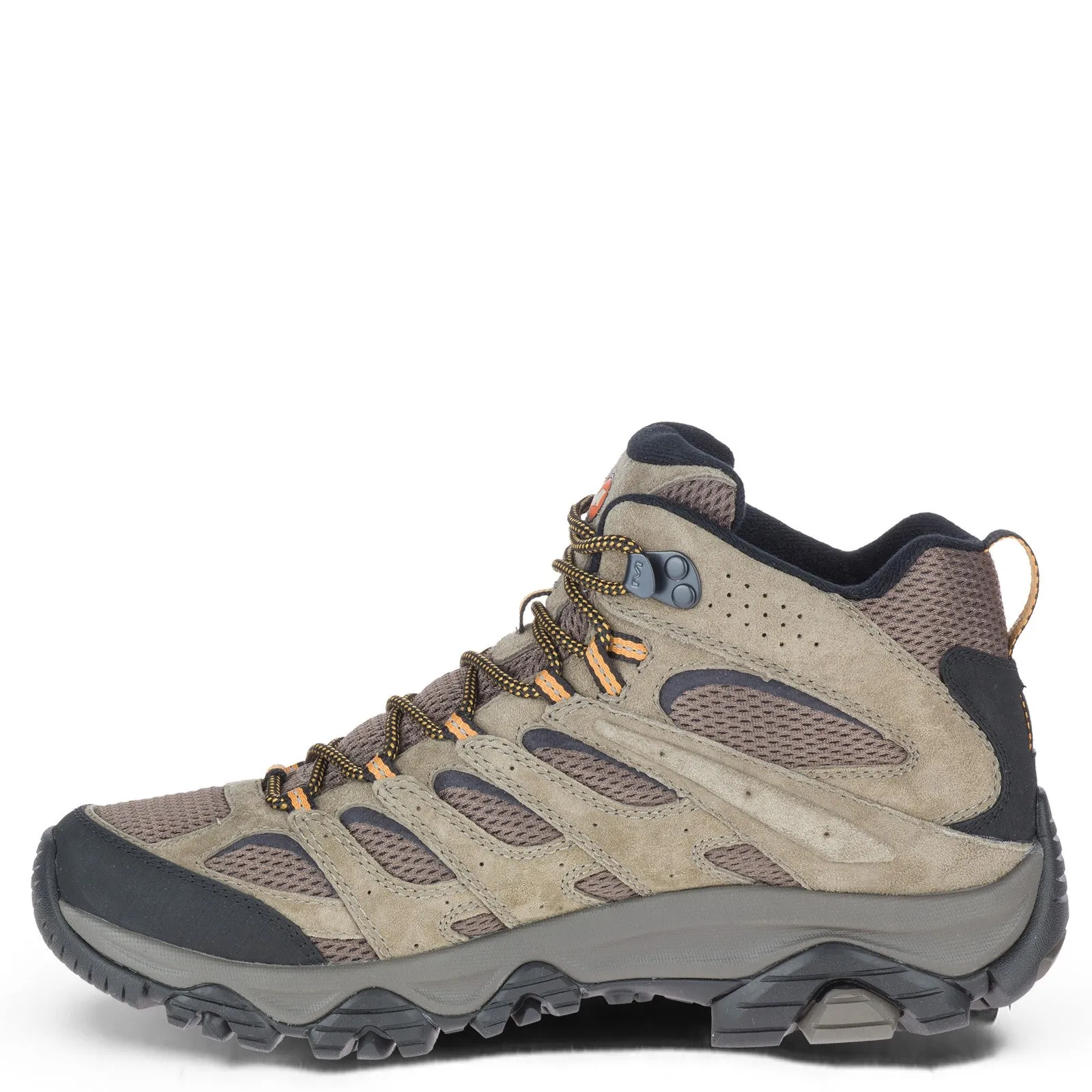 Men's Merrell, Moab 3 Mid Hiking Boot - Wide Width Protective Upper Adjustable Strap