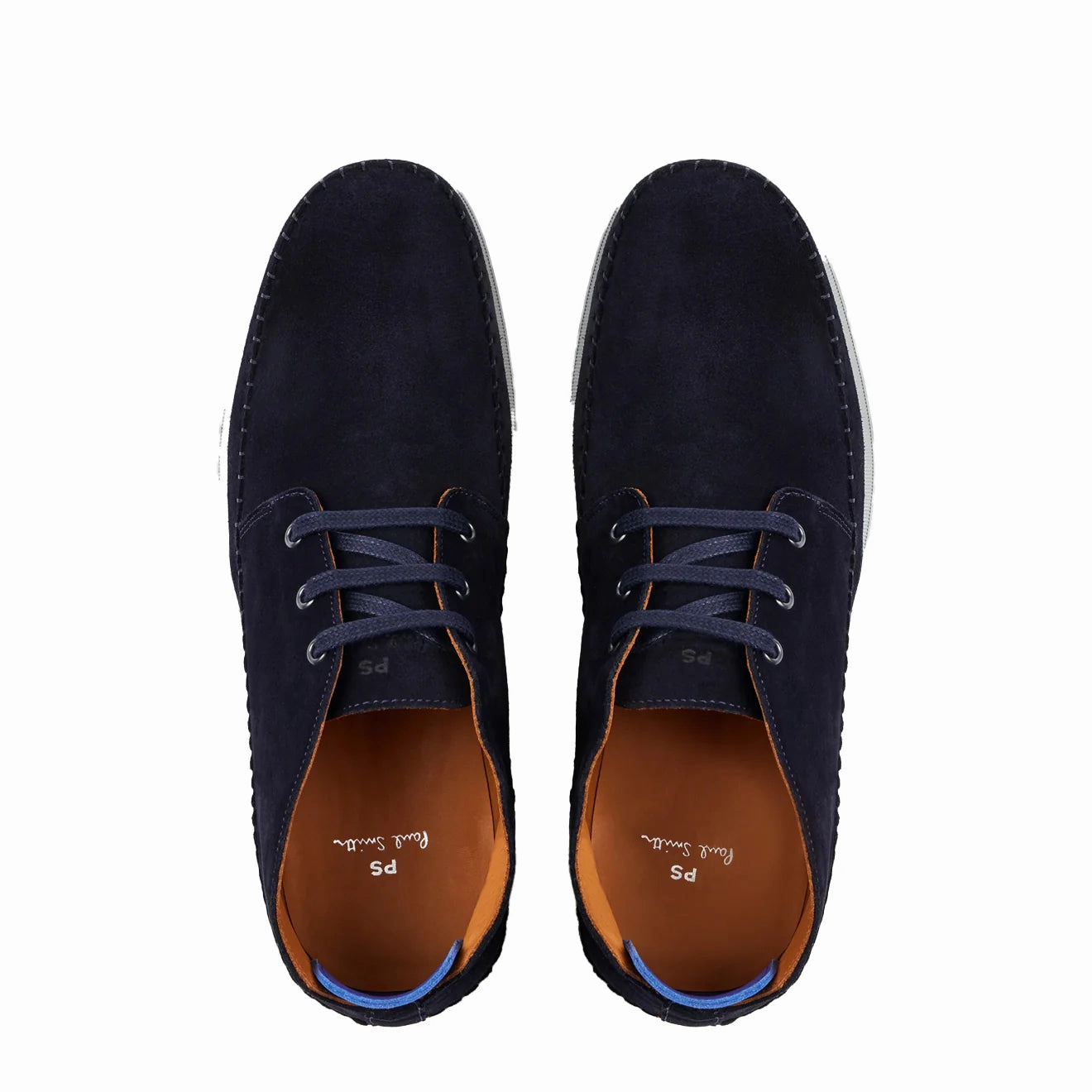 All-Purpose Footwear MachineWashable Paul Smith Crane Suede Shoe Navy