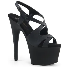 ADORE-730 Pleaser Black Faux Leather Sexy Platform Shoes (Pole Dancing Heels) Asics Gel-dedicate 8 Tennis Shoes